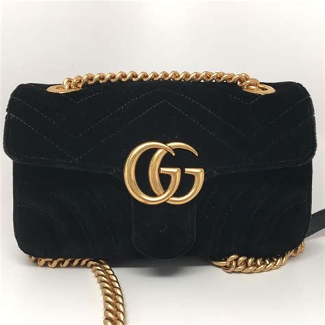 gucci gg marmont small quilted velvet shoulder bag|gucci marmont small price.